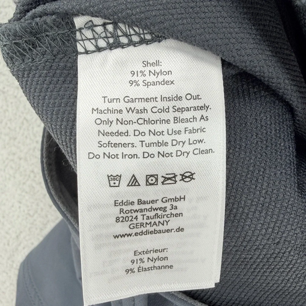 Eddie Bauer First Ascent Guide Pro Pants Mens 36x32 Blue Stretch Cargo Hiking